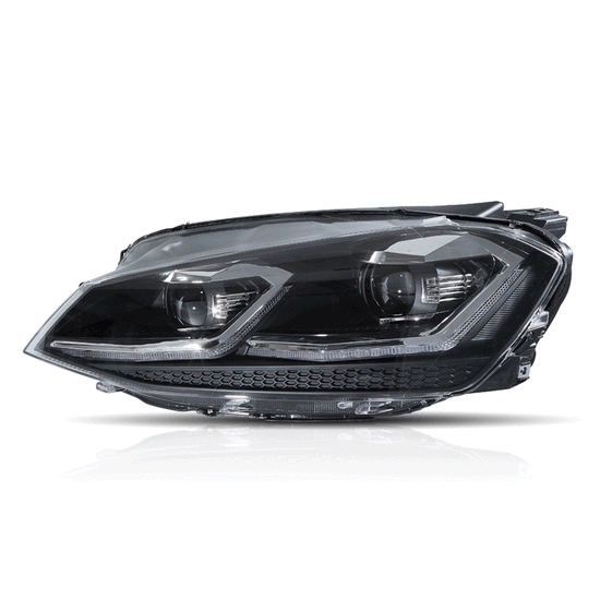 Coppia Fari LED Design Golf 7.5 per Volkswagen Golf 7 2013-2017 – DRL e Lenti Bifocali