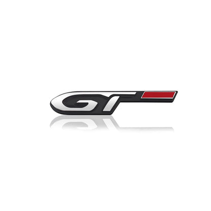 Emblema Posteriore 3D in Metallo per Peugeot – Adesivo Decorativo GT Compatibile con 206, 207, 208, 301, 307, 308, 406, 408, 508, 5008, 2008, 3008