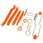 Set 12 Pezzi Strumenti di Rimozione per Auto – Kit Universale Smontaggio Pannelli, Autoradio e Interni