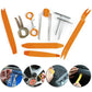 Set 12 Pezzi Strumenti di Rimozione per Auto – Kit Universale Smontaggio Pannelli, Autoradio e Interni