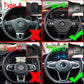 Estensioni Paddle Shifter DSG in Alluminio per Volkswagen – Tiguan MK2, Arteon 2022, Golf 7/8, Passat B8, T-Cross, Alltrack
