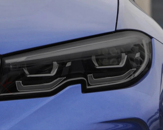 Pellicola Protettiva Fari Smoked Black – Look Elegante e Sportivo per BMW Serie 3 G20/G21