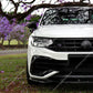 Sopracciglia fari nero lucido per Volkswagen Tiguan MK2 R / R-Line Facelift 2020-2023 – Copertura palpebre