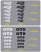 Set Adesivi Grafici per Pinze Freno Auto – Decalcomanie Racing Tuning Alta Temperatura per Volkswagen Golf, Polo, Jetta, Passat, Bora