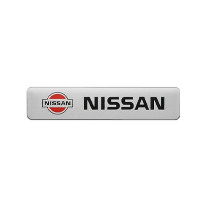 3D In Alluminio Auto Emblema Distintivo Corpo Tronco Adesivi Decalcomania Accessori Auto per Nissan Nismo GTR Tiida Leaf Juke Teana Nota Almera