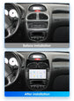 Autoradio 7" Android per Peugeot 206 (2000-2008) – CarPlay, Android Auto, GPS, WiFi, FM/RDS