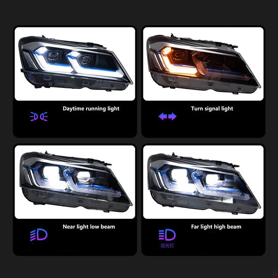 Fari LED per BMW X3 F25 (2010-2013 Pre-LCI) – Lente Proiettore, DRL, Indicatori Integrati
