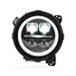 Fari LED per Jeep Wrangler 2018-2024 – DRL, Lenti Laser, Indicatori Dinamici Sequential