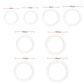 4PCS Anelli LED RGB Angel Eyes COB 12V/24V – Luci Decorative con Controllo App