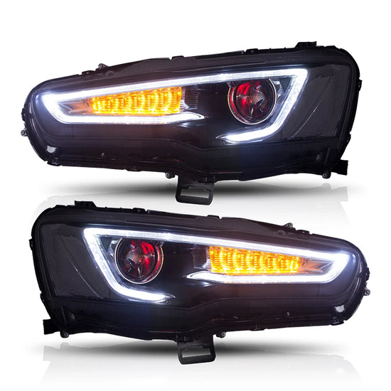 Fari LED con Proiettore a Doppio Fascio per Mitsubishi Lancer Evo X (2008-2017)