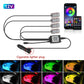 RGB LED Neon Lights for Car Interiors – Atmosphere Kit with Wireless and APP Control 