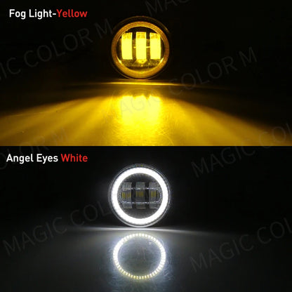Angel Eye Fog Light con LED DRL e lente per Ford