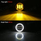 Angel Eye Fog Light con LED DRL e lente per Ford