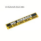"Caution NO AIRBAGS We Die Like Real Men"Car Sticker 2 PCS