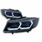 Fari LED per BMW Serie 3 E90 (2005-2012) – DRL, Angel Eyes, Proiettore a Lente