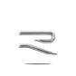 Logo “R” 3D in Metallo Cromato/Nero per VW Golf 8 MK8 – Emblema Griglia Anteriore & Baule Posteriore R-Line