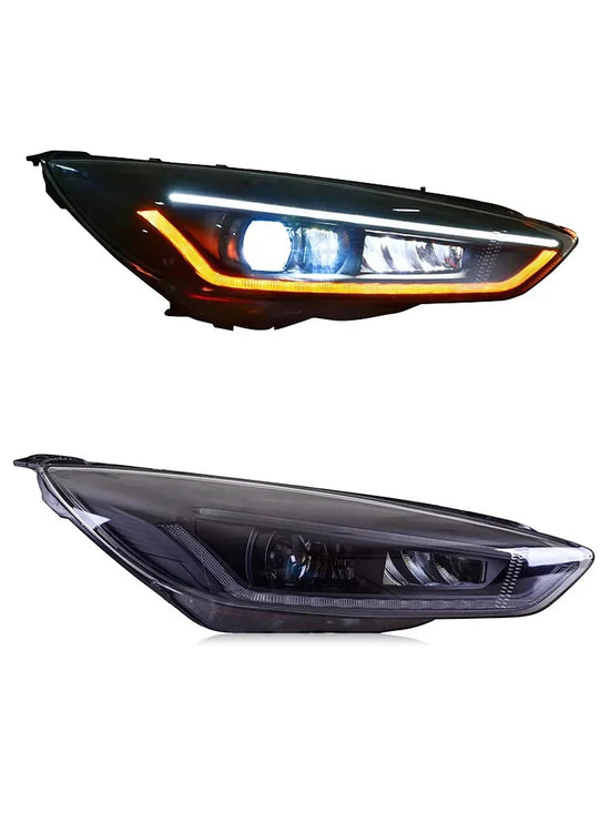 Fari a LED per Ford Focus 2015-2018 – Proiettore con DRL e Indicatori Dinamici Plug & Play