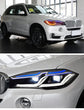 Fari Full LED per BMW X5 F15 / X6 F16 (2014-2018) – DRL, Lenti Proiettore, Plug & Play