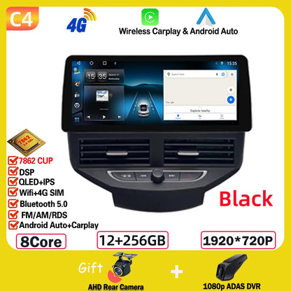 Autoradio 12,3” per Ford Fiesta MK6/MK7 (2009-2016) LHD/RHD – Android 14, GPS Wireless, CarPlay Android, Display in Stile BMW