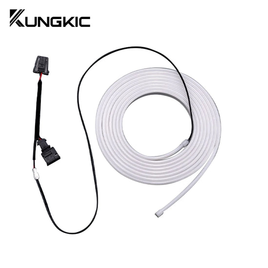 Luce LED Bagagliaio in Silicone per Volkswagen Golf 6, 7, 8 e Polo MK5, MK6 – Bianco/Giallo Ultra Luminoso