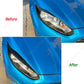 👁️‍🗨️ Eyelid Fari Anteriori per Ford Fiesta MK6 / MK6.5 (2008–2017) – Look Sportivo Nero Lucido o Effetto Carbonio