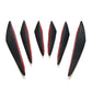 Set Universale 6 Pezzi Canards – Aggiungi Stile e Performance alla Tua Auto