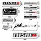 3D In Alluminio Auto Emblema Distintivo Corpo Tronco Adesivi Decalcomania Accessori Auto per Nissan Nismo GTR Tiida Leaf Juke Teana Nota Almera