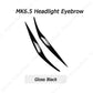 👁️‍🗨️ Eyelid Fari Anteriori per Ford Fiesta MK6 / MK6.5 (2008–2017) – Look Sportivo Nero Lucido o Effetto Carbonio