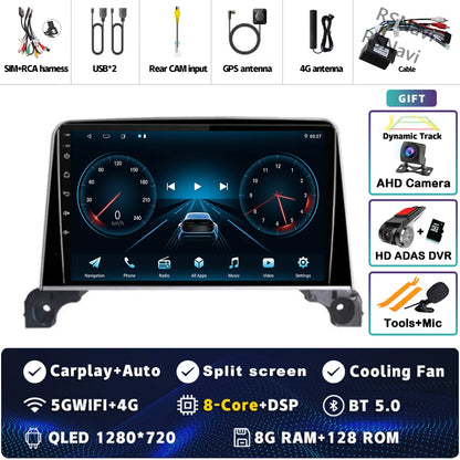 Android 14 CarPlay Autoradio 9" per Peugeot 3008, 4008, 5008 (2017-2020) – GPS, WiFi, DSP, Android Auto