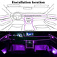 🌈✨ Neon LED RGB per Interni Auto – Luci Ambient con App e Sincronizzazione Musicale! 🚘🎶