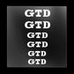 Set Adesivi Grafici per Pinze Freno Auto – Decalcomanie Racing Tuning Alta Temperatura per Volkswagen Golf, Polo, Jetta, Passat, Bora