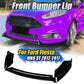 Kit Spoiler Anteriore per Ford Fiesta MK6 ST (2012-2017) – Lip Splitter Diffusore in ABS Nero Lucido/Carbon Look