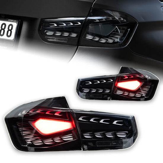 Fanali Posteriori LED per BMW Serie 3 F30 / F80 (2013-2018) – DRL, Luci Freno, Indicatori