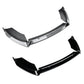 Kit Spoiler Anteriore per Ford Fiesta MK6 ST (2012-2017) – Lip Splitter Diffusore in ABS Nero Lucido/Carbon Look