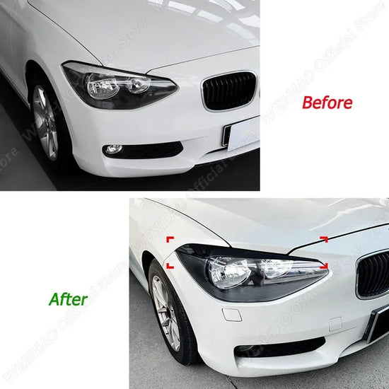 Eyebrow Gloss Black/Carbon Look – Look Sportivo e Raffinato per BMW 1 Series F20/F21 (2011-2015)