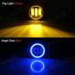 Angel Eye Fog Light con LED DRL e lente per Ford