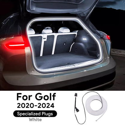Luce LED Bagagliaio in Silicone per Volkswagen Golf 6, 7, 8 e Polo MK5, MK6 – Bianco/Giallo Ultra Luminoso