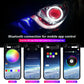 4PCS Anelli LED RGB Angel Eyes COB 12V/24V – Luci Decorative con Controllo App