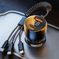 Car Charger, Multi-Port Fast Adapter, Car Decoration Shape, Auto Accessories