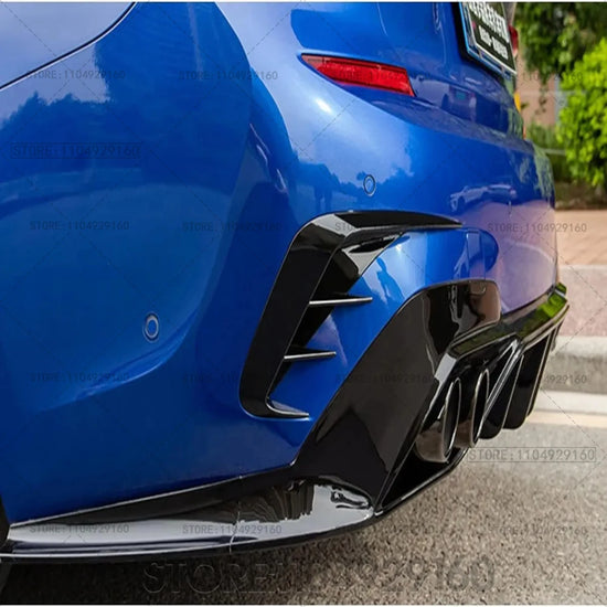 Paraurti Posteriore Lip Spoiler con Prese d’Aria per BMW Serie 3 G20 M-Sport (2019-2022) – Compatibile con 320e, 330e, 318i, 320i, 325i, 330i, 340i