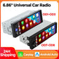 Autoradio 1DIN da 6.86" con CarPlay, Android Auto, Lettore Multimediale MP5, Bluetooth, USB, FM