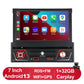 Autoradio 1 DIN Android 13 con Schermo Retrattile 7" IPS – CarPlay, Android Auto, GPS, Lettore Multimediale