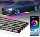 Kit Luci LED Sottoscocca Auto RGB con Controllo App, Effetto Neon e Modalità Musicale – 4 Pezzi