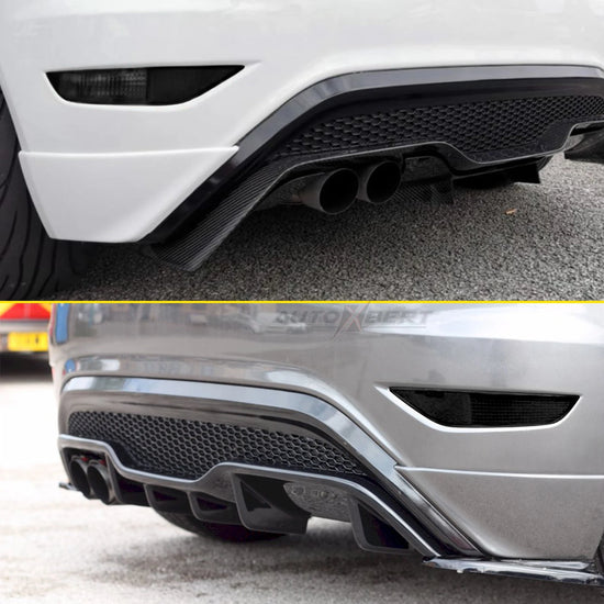 🚘🔥 Coppia Fanali Posteriori Fendinebbia Smoked Neri per Ford Fiesta MK7 (2008-2016) e C-Max (2010-2015) – Look Sportivo e Funzionale!