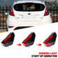 LED Tail Lights per Ford Fiesta MK7 / MK7.5 (2008-2017) – Fanali Posteriori Neri con Indicatori di Direzione Sequenziali e Frenata