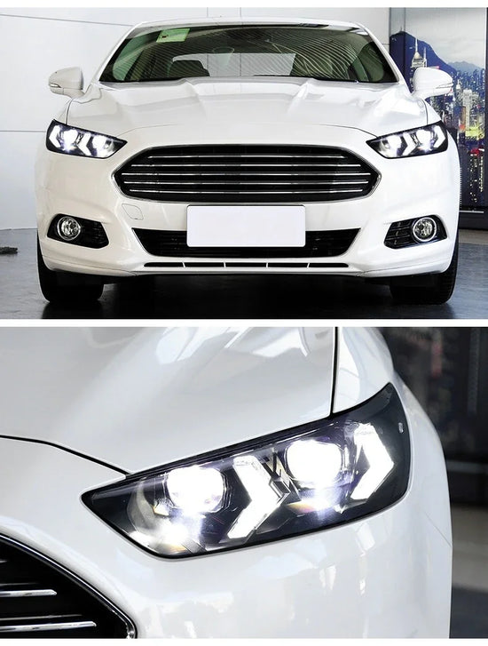 Fari a LED per Ford Fusion / Mondeo MK5 2013-2016 – Proiettore con DRL Dinamici Plug & Play