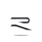Logo “R” 3D in Metallo Cromato/Nero per VW Golf 8 MK8 – Emblema Griglia Anteriore & Baule Posteriore R-Line