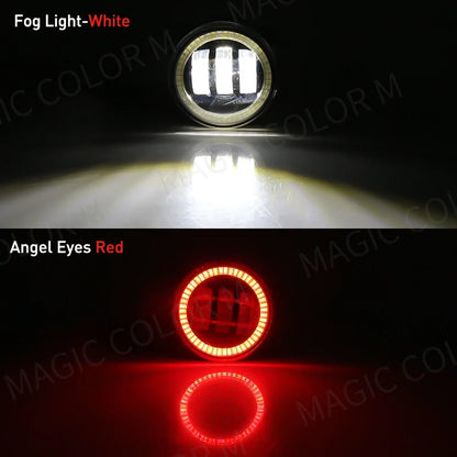 Angel Eye Fog Light con LED DRL e lente per Ford