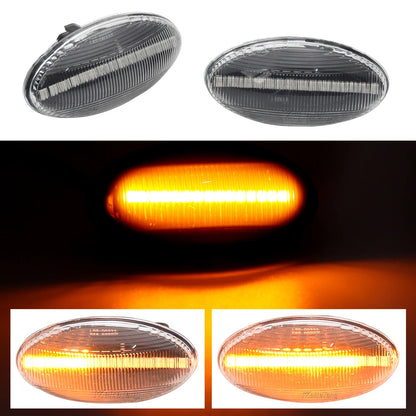 Luce Indicatore Laterale LED Dinamica per Peugeot e Citroën – Compatibile con C1, C2, C3, C5, C6, 107, 206, 307, 407, 607, 1007, Berlingo, Jumpy