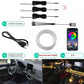 🌈✨ Neon LED RGB per Interni Auto – Luci Ambient con App e Sincronizzazione Musicale! 🚘🎶